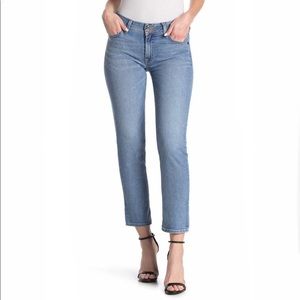 Hudson Ginny Cropped Straight Leg Jeans